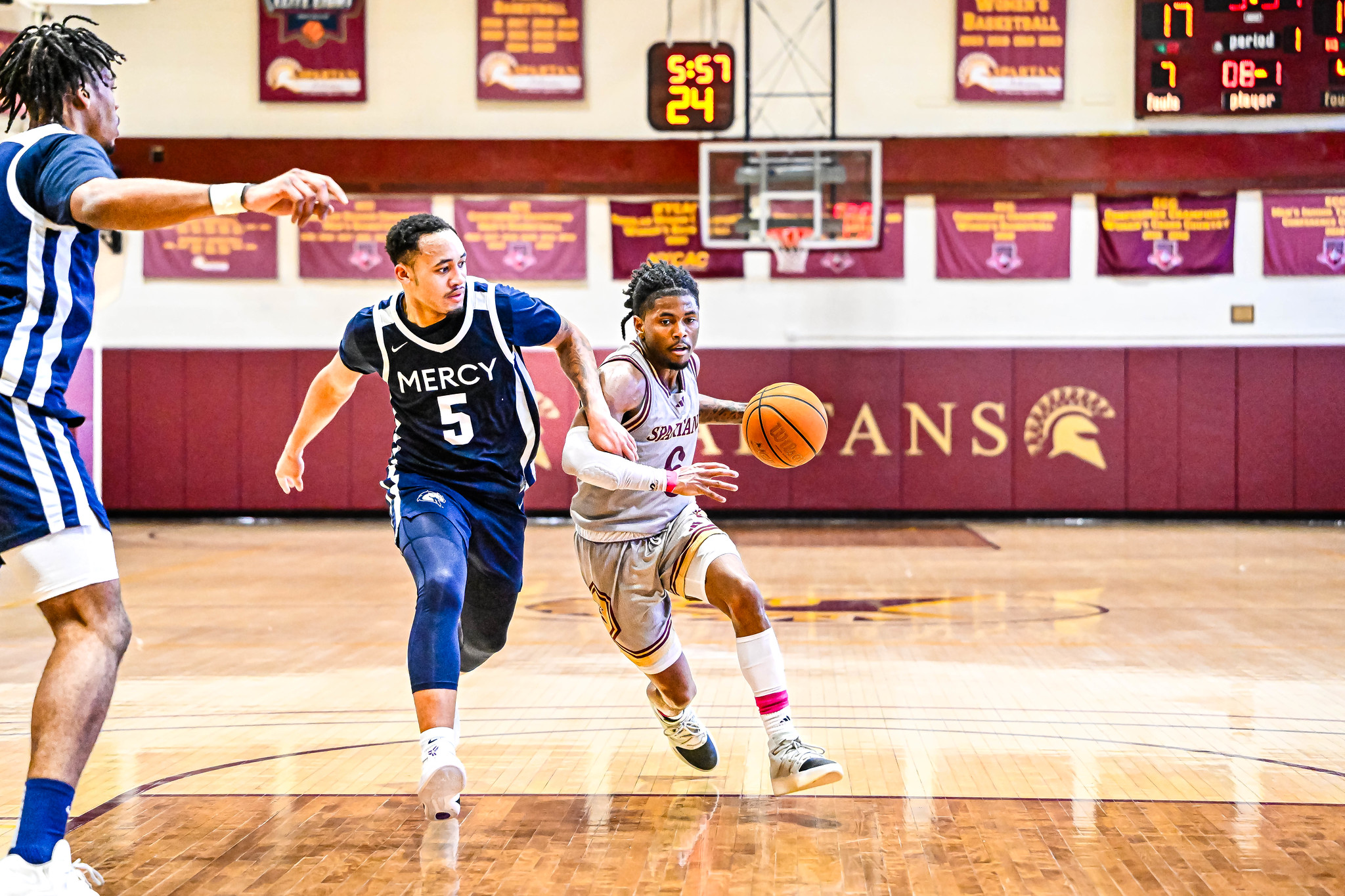 On To The Postseason! Spartans Wrap Regular Season Play with 95-80 Victory Over Mercy