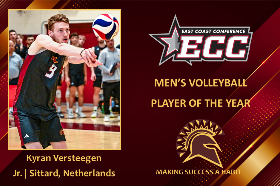 Kyran Versteegen Named ECC Men's Volleyball Player of the Year