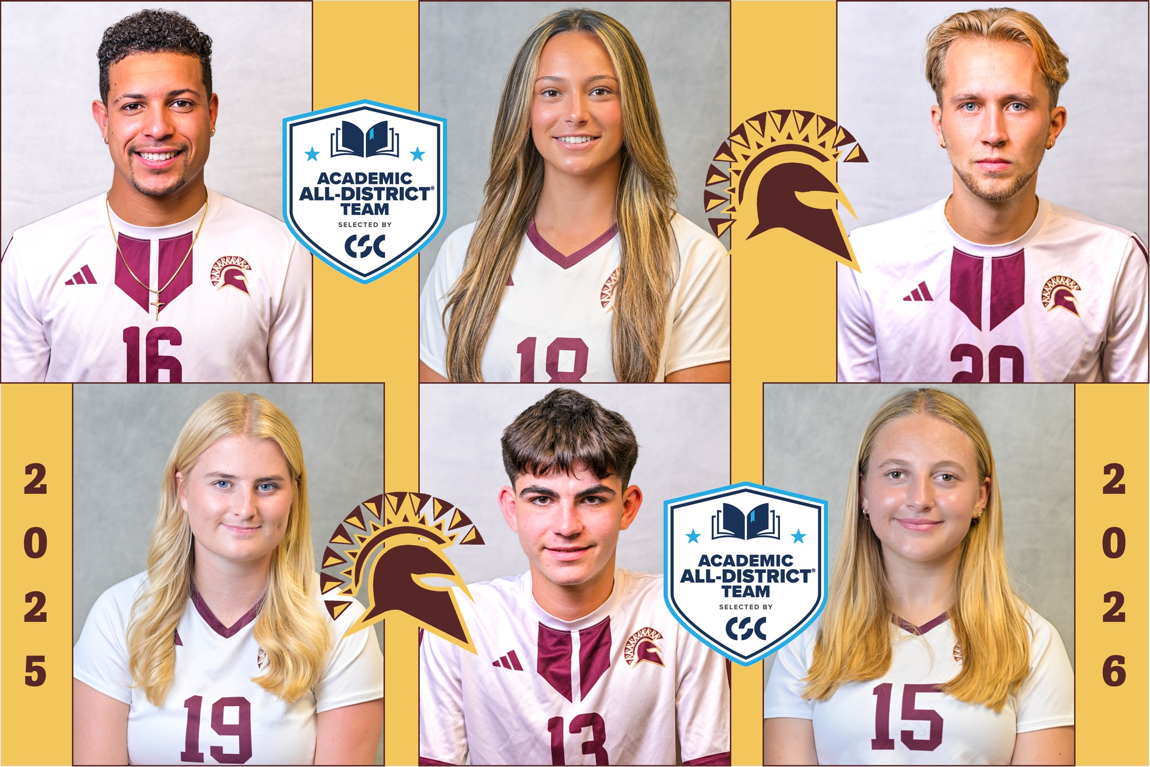 Six STAC Soccer Student-Athletes Named To CSC Academic All-District Team